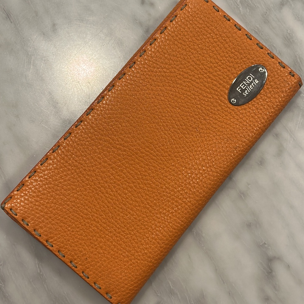 FENDI Selleria Leather Continental Wallet - Picture 3 of 12